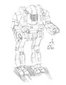 Hospital Sketch: Cataphract BattleMech