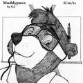 Hand drawn Muddypaws