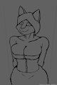 Big Titty Goth Kitty WIP 2 by Last69Skullz