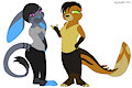 Our sonas in Zootopia style