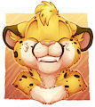 Wide grin, by Applepup