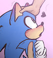 petting the cutie by ShadaleTheHedgehog