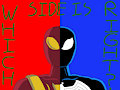 The Order of the Defenders: Civil War (Iron Spider/Black-suit Spider-Man).