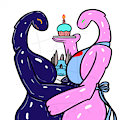 novis and aleta spoiling the birthday dwaggy. X3 (by SBTW)