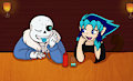 Hangin at Grillby's
