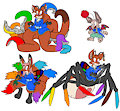 Colorful Monstrosities by Virmir