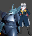 Zeon Commander w/ Background and color