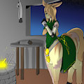 Ambrosia's new arm by SpiceDevil