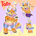 Toro Toro Ole (Male fursona ) 
