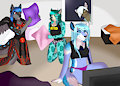 Pillowfights at sleepovers by AeylinFaith