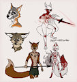 Foxes by pyggy