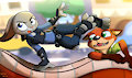 OFFICER HOPPS IS ON THE CASE by Felino