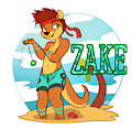 Beach Bagde [by salkitten]
