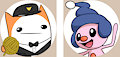 Icon set - Battleblock cat and Mime Jr.