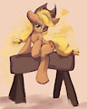 Apple horse pommel