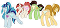 Butts load of mares by TacoPrincess