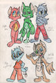 Alpha Batz and co. Sketches (Old art)
