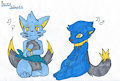 The Buinx twins: Wolfe & Winters by Shinxtailes