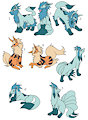 Ice and fire had mixed to mak new beings! Kind of... by Shinxtailes