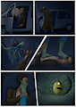 Lizard on a road page 2  by Dront