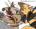 Fight against Torchlight. by bbsartboutique