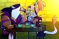COM: Drinking Contest by DarkwingSnark