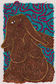 Stained Glass Style Fullbody Art: Bunny