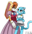 CO:Vanilla and Nicole  by sssonic2