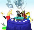 Cumple lobuno con amigos by SableSilverClaw