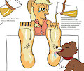 Applejack's apple cider soaked feet