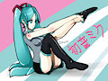 Miku Stockings by Obakawaii