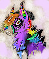 Ash the Mon.Corg by RainbowPukeMonster
