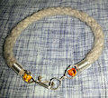 Tsai Wolf's Acrtic Wolf Hair Bracelet by WolfofSamhain