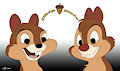 Cute Chip N' Dale Portraits