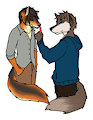 Red & Jay by bluntgypsy