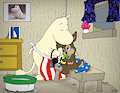 "In the Moomin valley!"