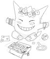 Gengar by KynoMeow