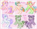 Moving sale! Pony adopts~ by Beastpaws