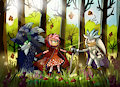 Peter, Red, & the Wolf by TuxSonic