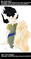 Elsa frankenteen's feet (with text)