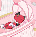 Astus in His Bassinet 