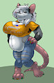 Kith the BBW opossum by KrystalVix by Kithpine