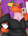 Mirror Selfies by DeathlyFurry