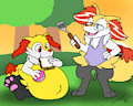Braixen Barbecue, by JouigiRabbit