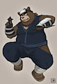 Ninja bear by ShinodaKuma