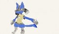 Lucario by PrinceRiolu
