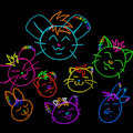 Neon Doodles