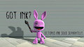 Inkbunny mascot LBP costume by SuperFurryPineapple24