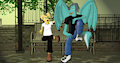Gami y Kott en el Parque by Cupressus