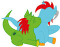 Lizar y Master modo Pony (Updated) by Cupressus